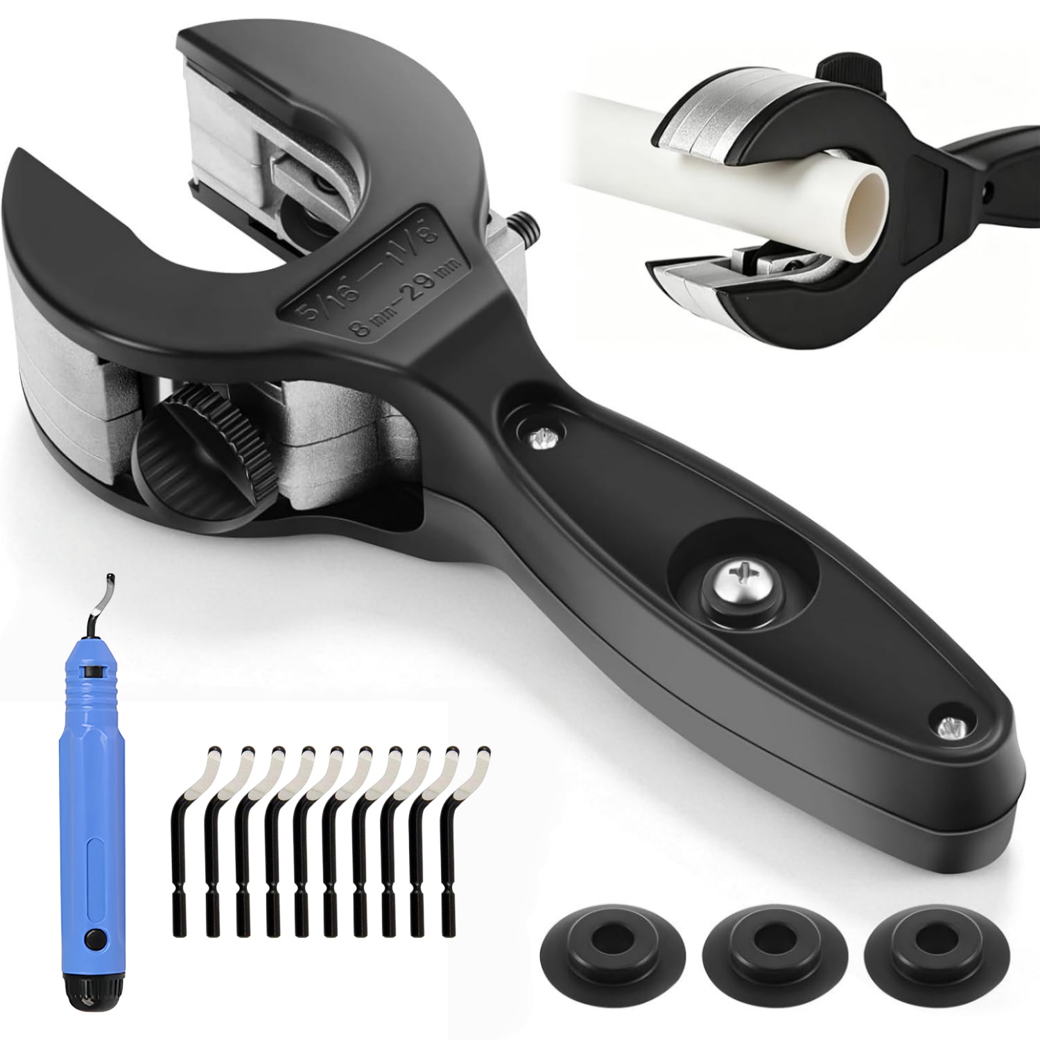 Pipe Cutter Ratchet - Set Pemotong Pipa Ratchet, Pemotong Pipa