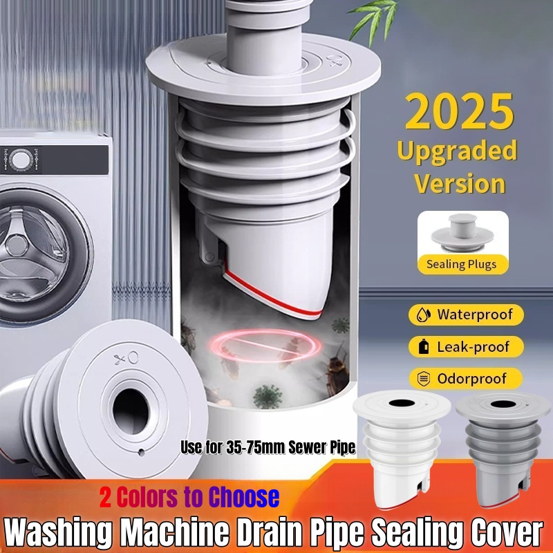 Drain Pipe Clip - Sumbat Wastafel Silikon Pipa Saluran Pembuangan