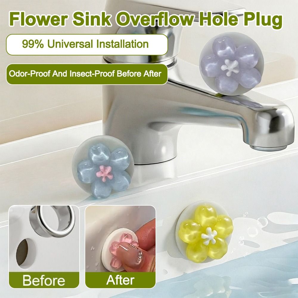 Overflow Pipe Clip - Cincin Segel Pipa Saluran Pembuangan Anti