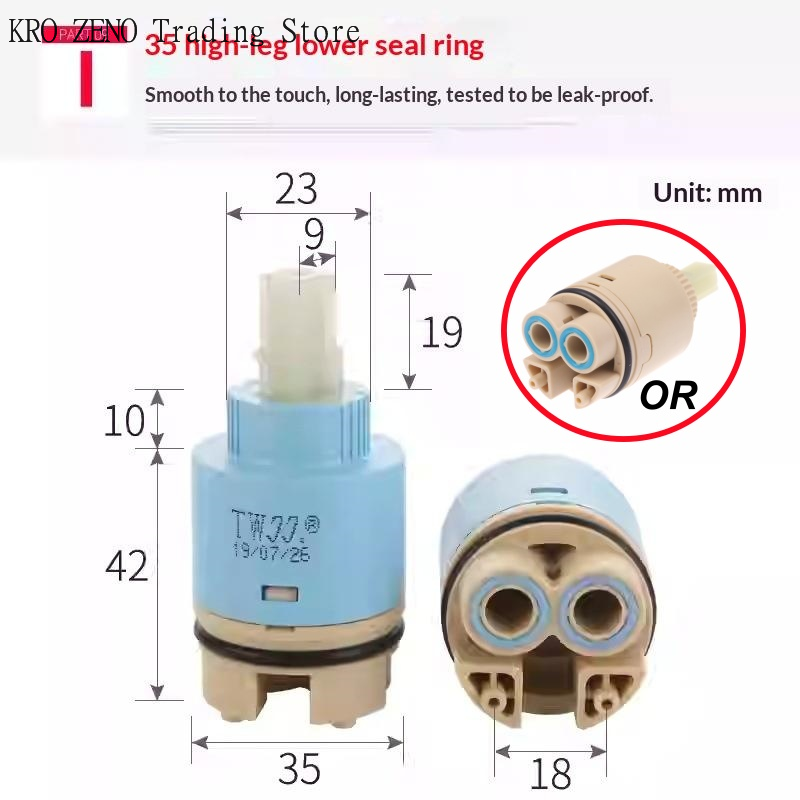 Basin Mixer Cartridge - 1 Buah Kartrid Keramik Plastik Kartrid