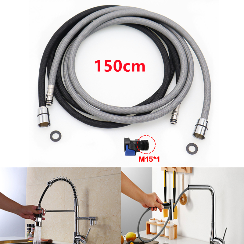 Flexible Hose Braided - 150/180/300Cm Pengganti Selang Keran Dapur Tarik