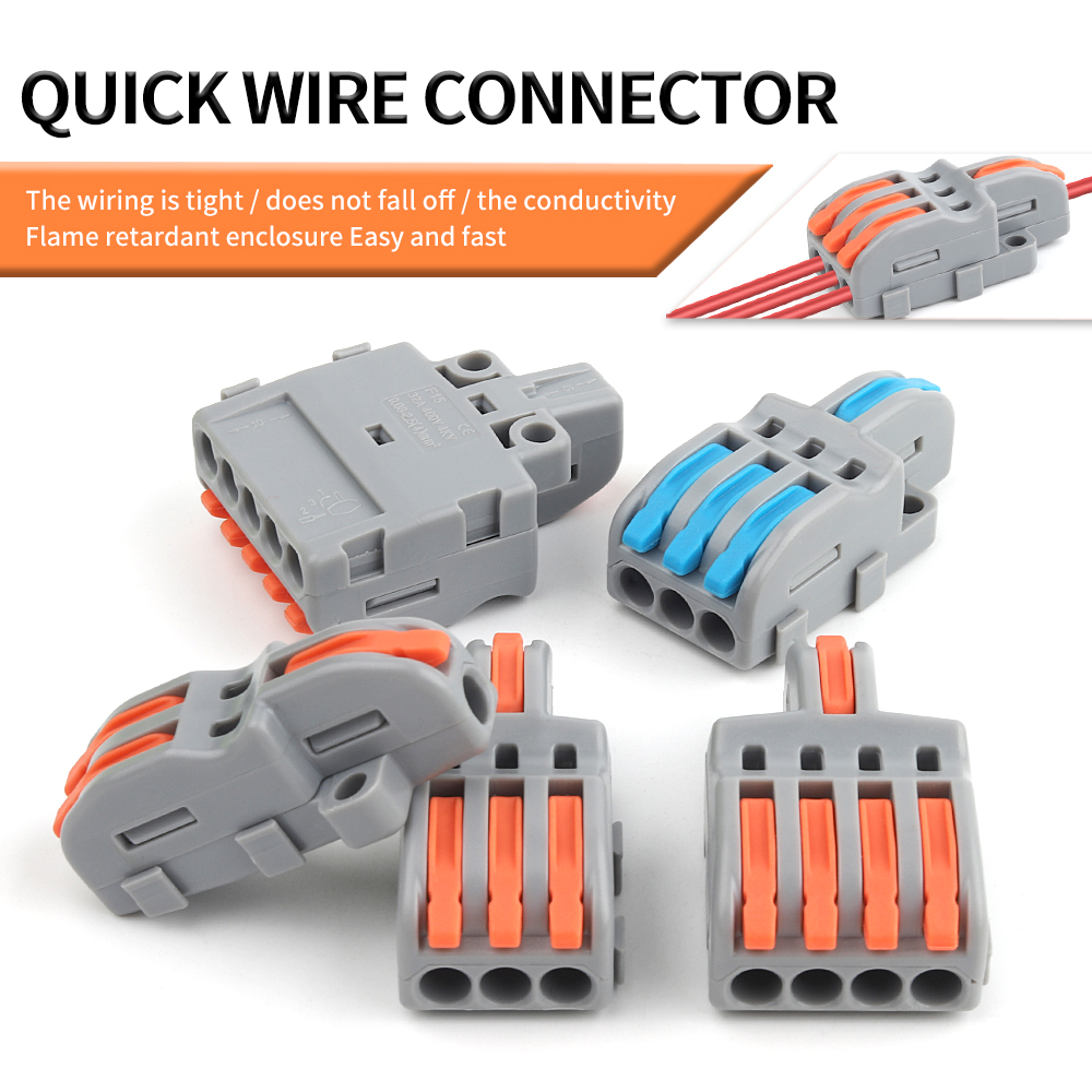 Push Fit Connector - 10/100 Buah Konektor Kabel Listrik 1