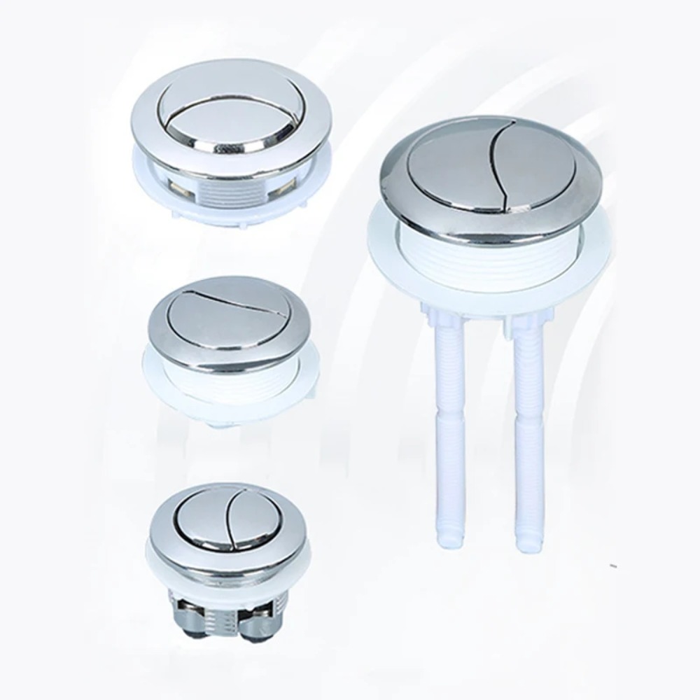 Toilet Fill Valve - 38/48/58MM Tombol Tekan Ganda Universal untuk
