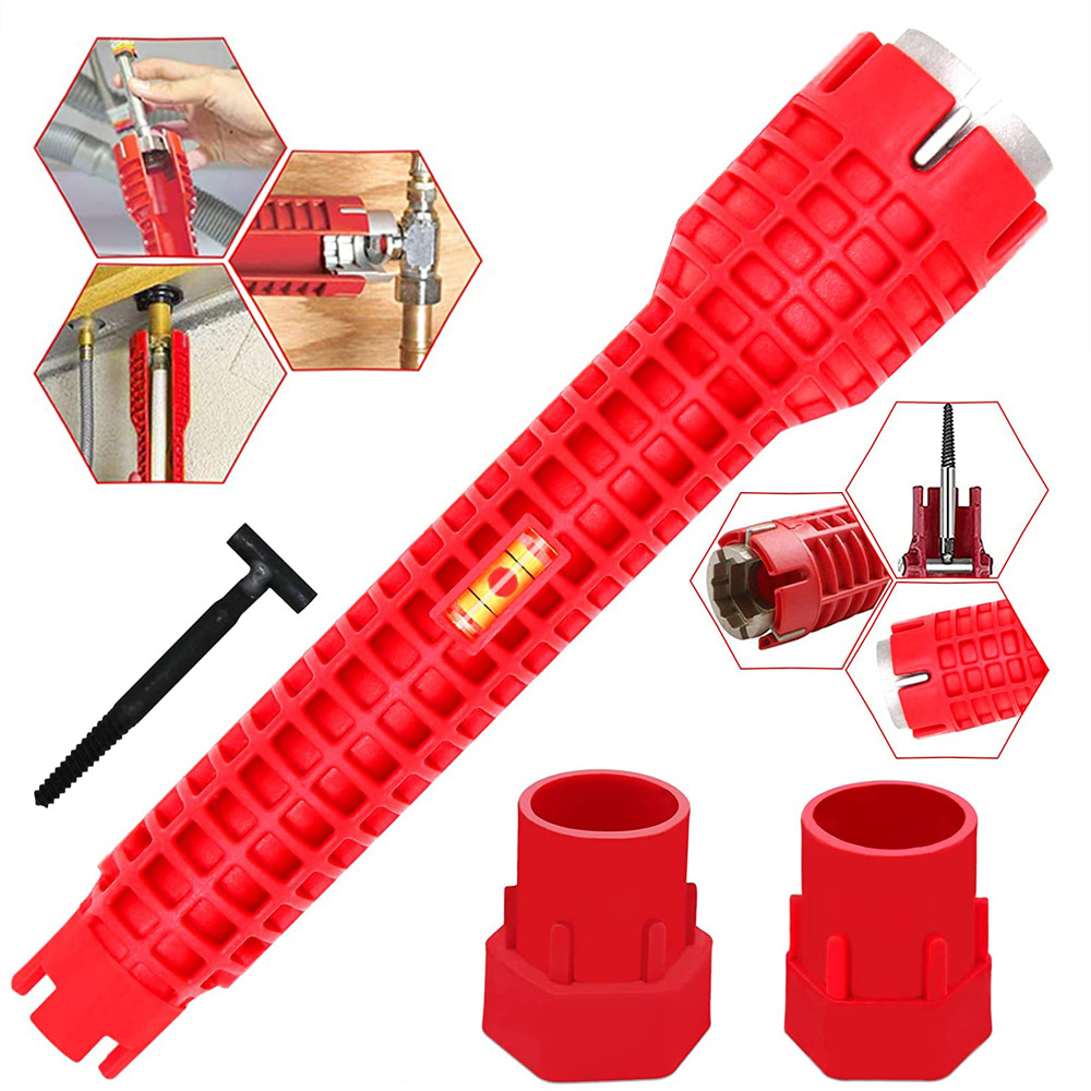 Pipe Freeze Spray - Kunci Sink Tiga Kepala Merah 8-in-1,