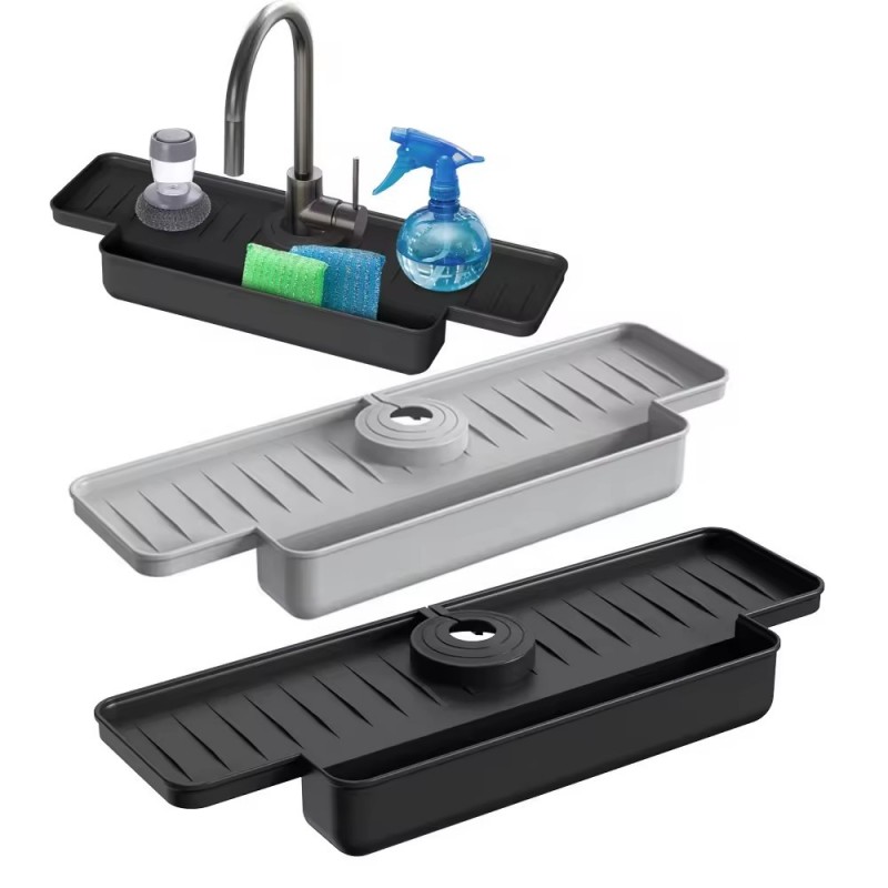 Silicone Tap Washer - Rak wastafel silikon ditingkatkan, dudukan spons