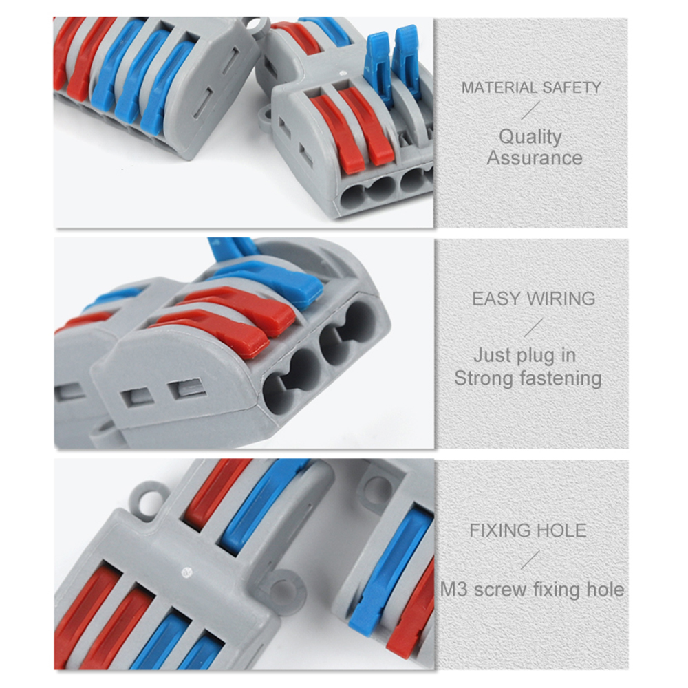 Konektor kawat cepat kabel lis - Push Fit Connector ulasan dan harga