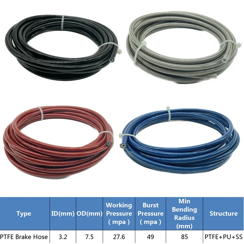 Selang Rem Sepeda Motor 4M AN3 - Ptfe Tape Thread ulasan dan harga