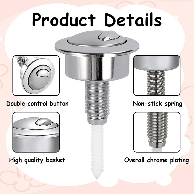 Tombol Toilet Dual Flush Pengg - Toilet Fill Valve ulasan dan harga