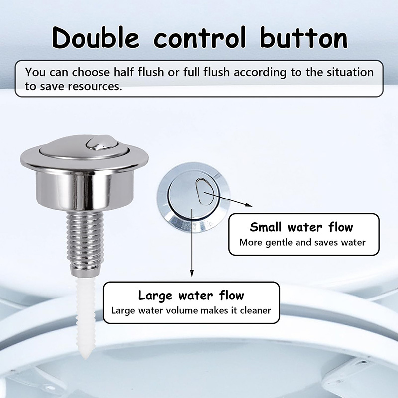 Tombol Toilet Dual Flush Pengg - Toilet Fill Valve ulasan dan harga