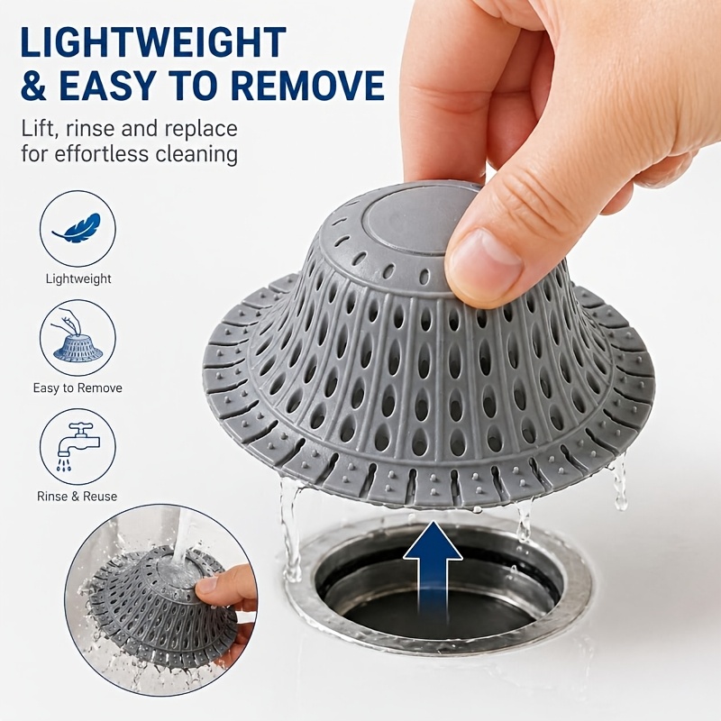 Penangkap Rambut Lipat Silikon - Drain Pipe Clip ulasan dan harga
