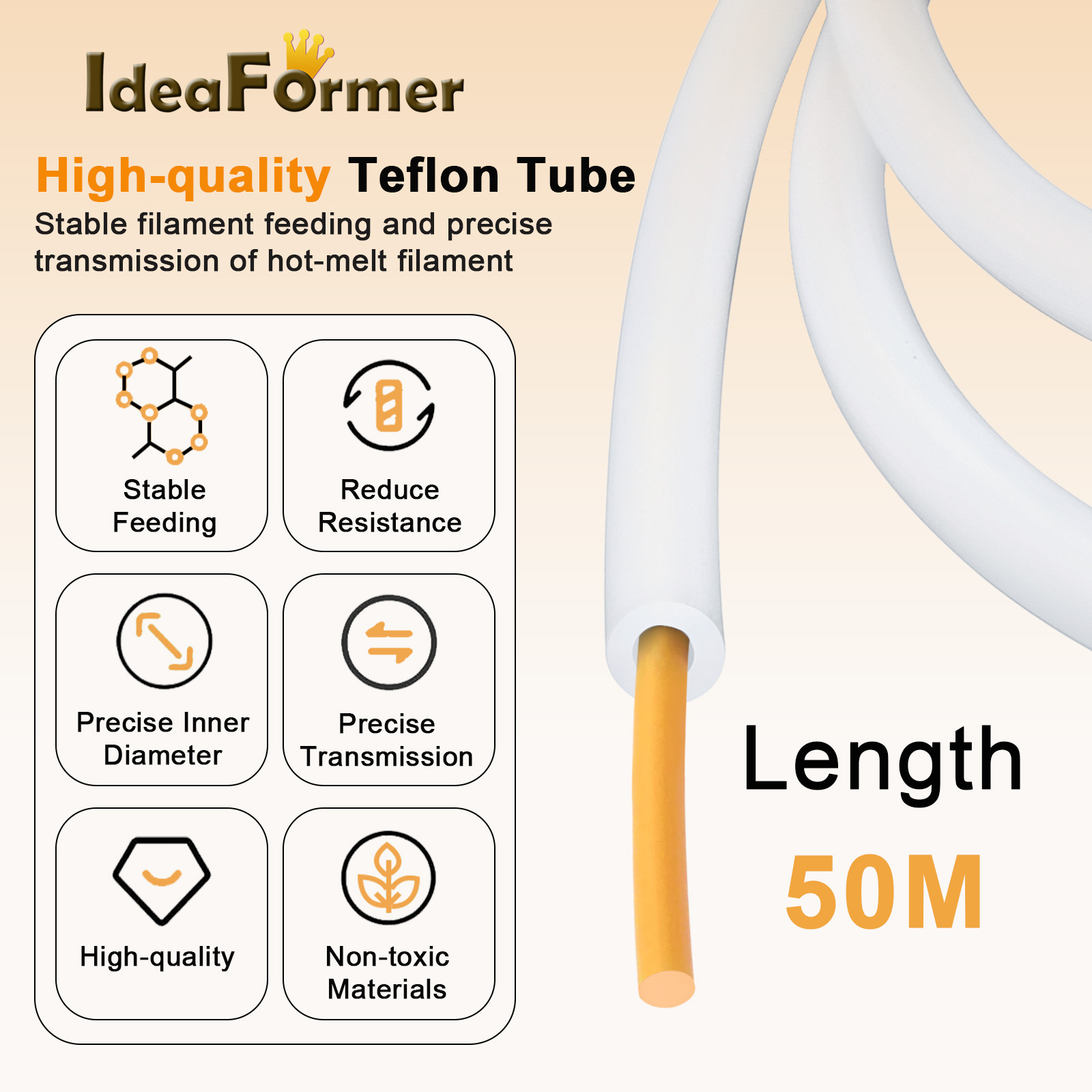 Tabung PTFE Bambu Lab 2.5mm OD - Ptfe Tape Thread ulasan dan harga