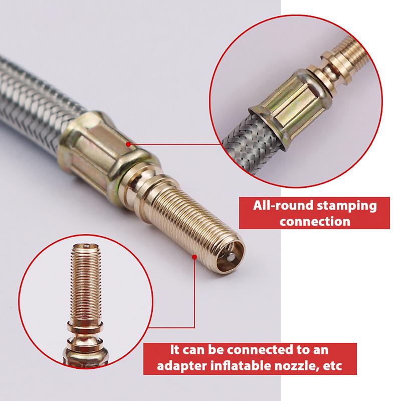 1 buah pemanjang katup ban Bus - Flexible Hose Braided ulasan dan harga