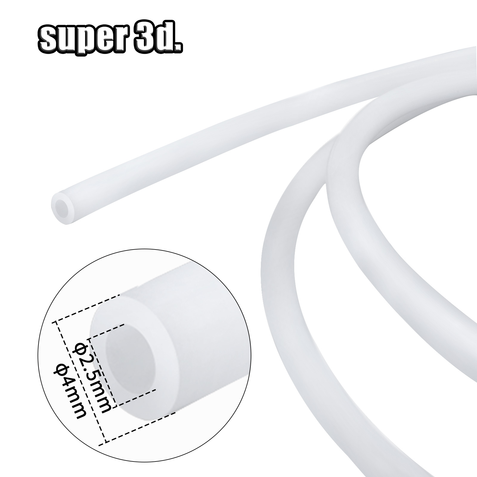 1/2/50M Tabung PTFE Bambu Lab  - Ptfe Tape Thread ulasan dan harga