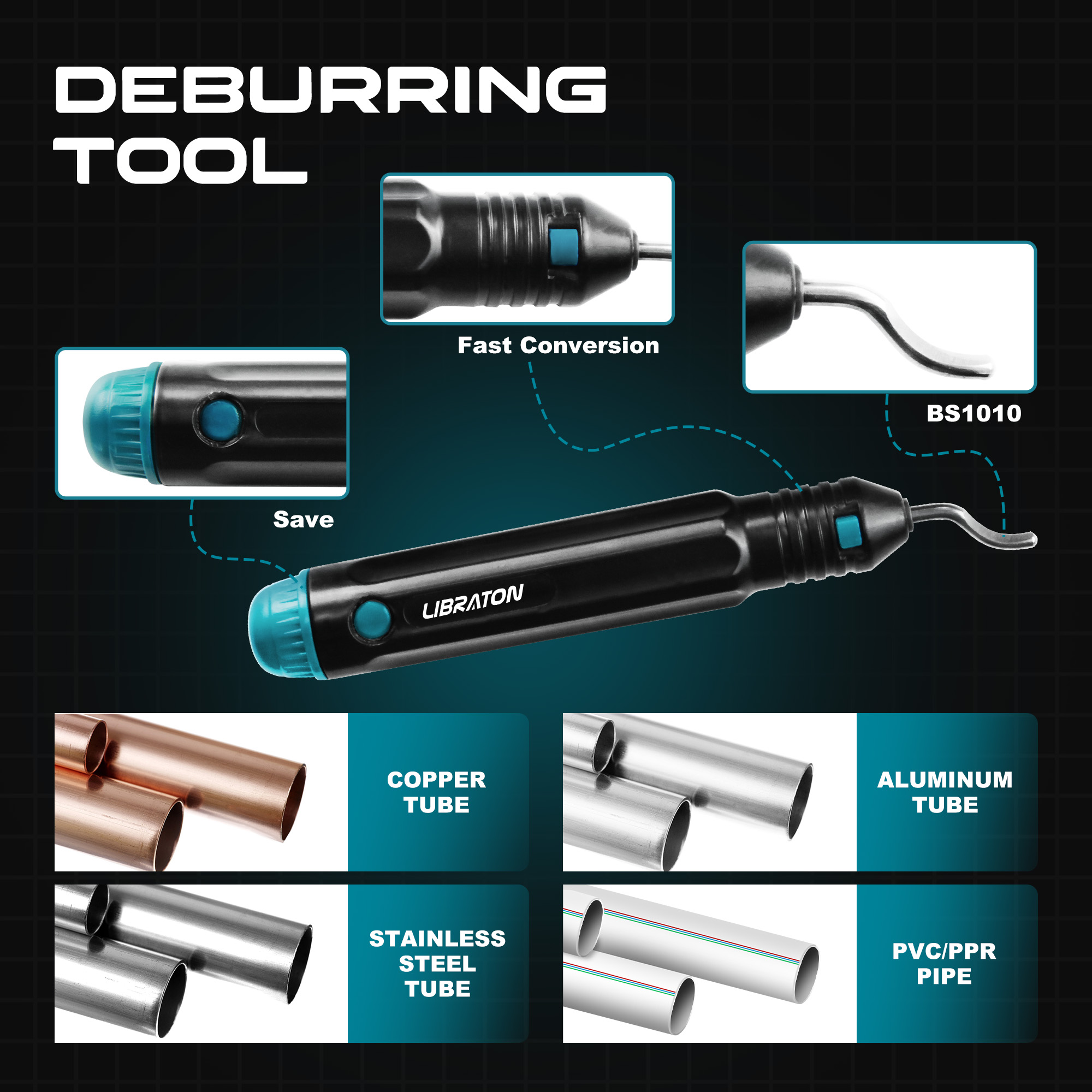 Pemotong Pipa LIBRATON dengan  - Pipe Cutter Ratchet ulasan dan harga