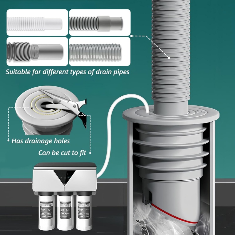 Sumbat Wastafel Silikon Pipa S - Drain Pipe Clip ulasan dan harga