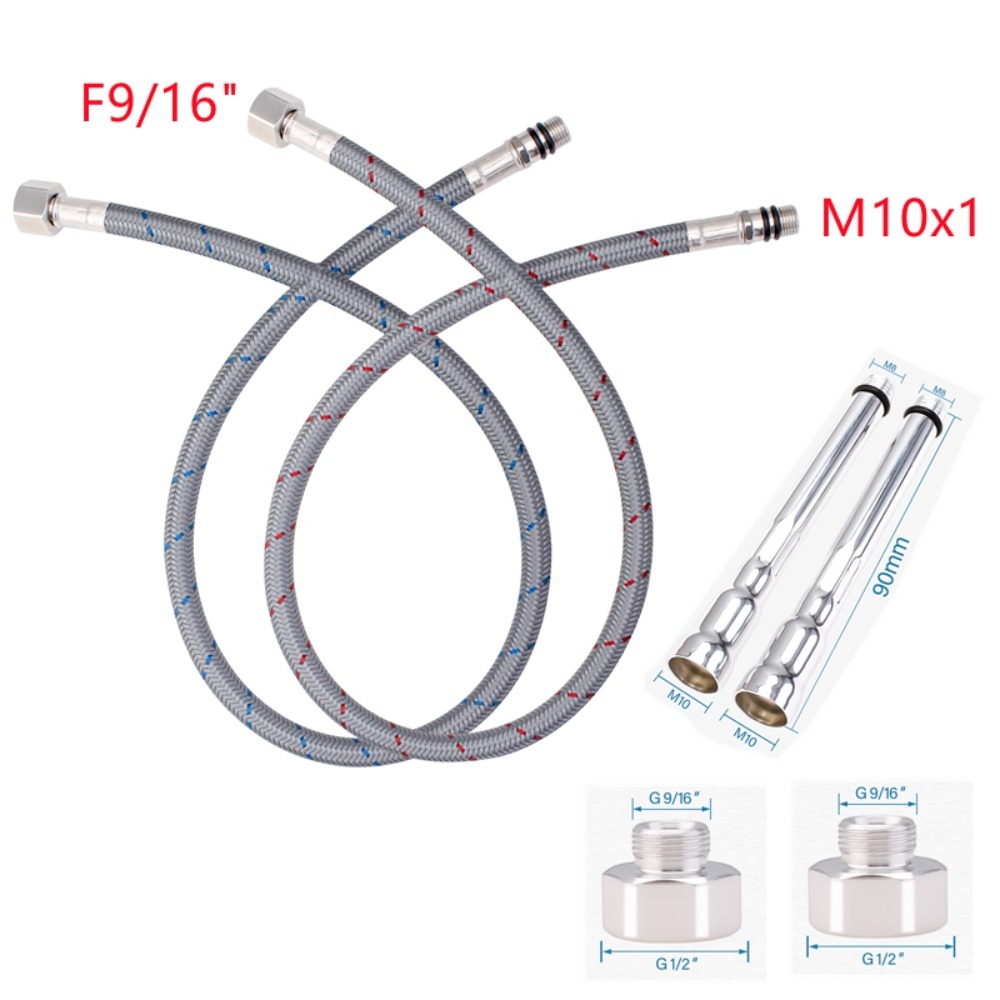 2 Buah Pipa Pipa Fleksibel G1/ - Flexible Hose Braided ulasan dan harga