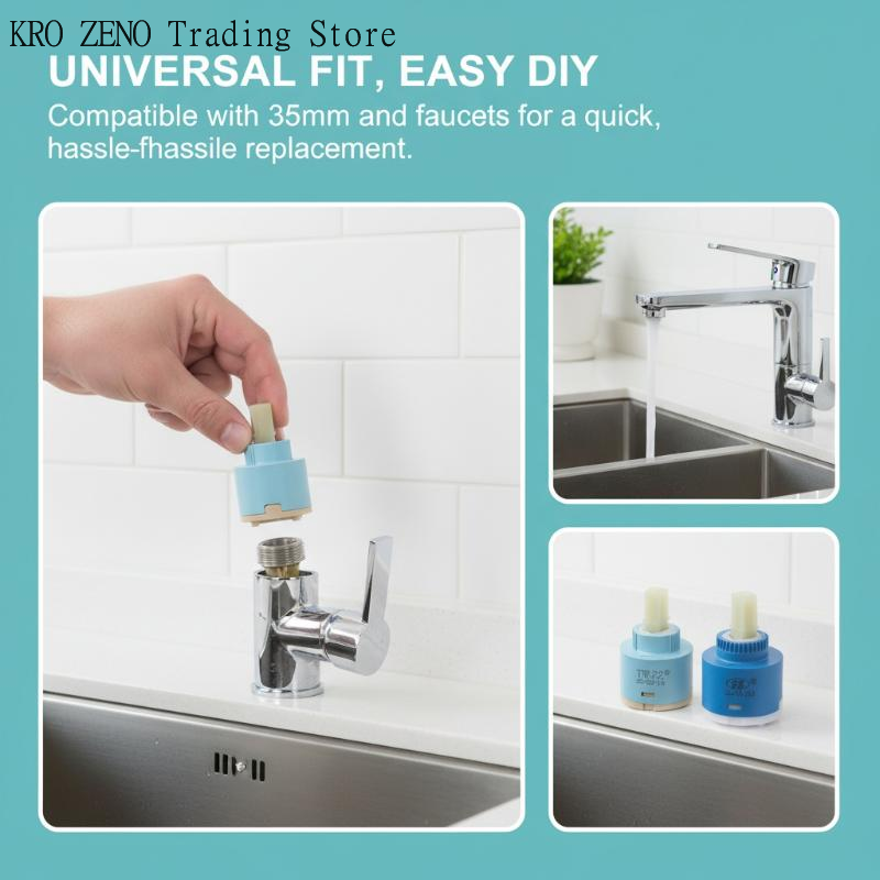 1 Buah Kartrid Keramik Plastik - Basin Mixer Cartridge ulasan dan harga