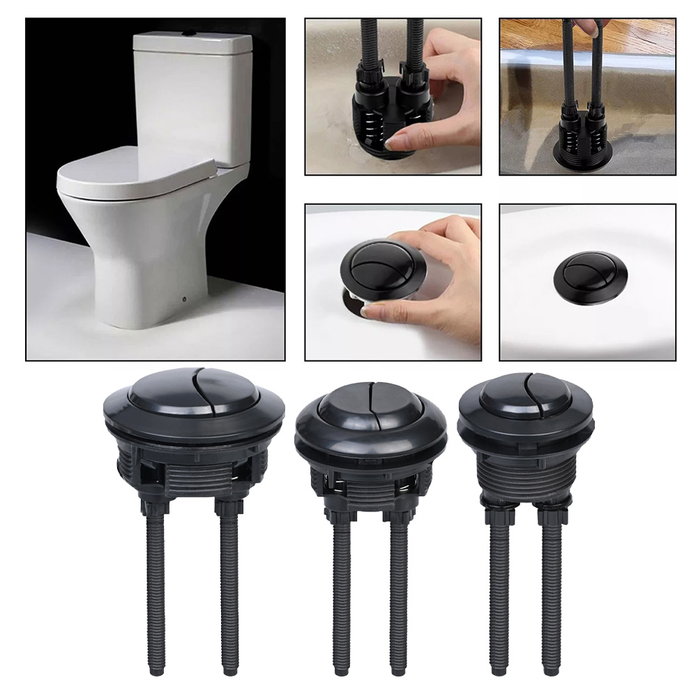 Tombol Penyiram Toilet Hitam 3 - Toilet Fill Valve ulasan dan harga