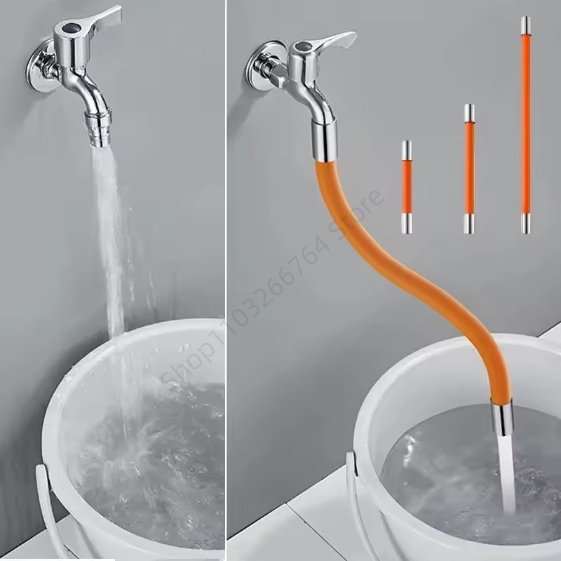 360 °   Ekstensi Keran Dapur U - Flexible Hose Braided ulasan dan harga