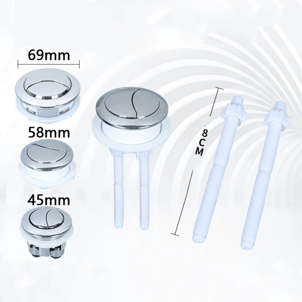 38/48/58MM Tombol Tekan Ganda  - Toilet Fill Valve ulasan dan harga