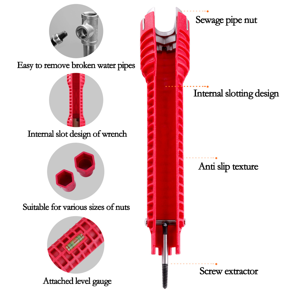 Kunci Sink Tiga Kepala Merah 8 - Pipe Freeze Spray ulasan dan harga