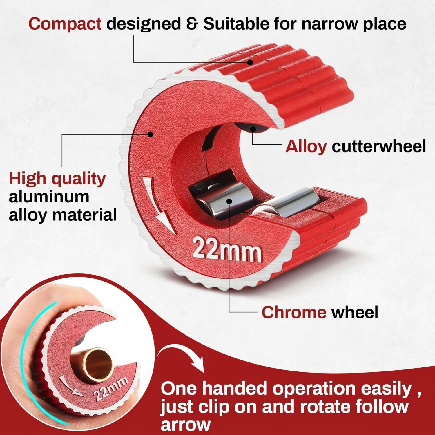 Set Pemotong Pipa Tembaga 3 Bu - Pipe Cutter Ratchet ulasan dan harga