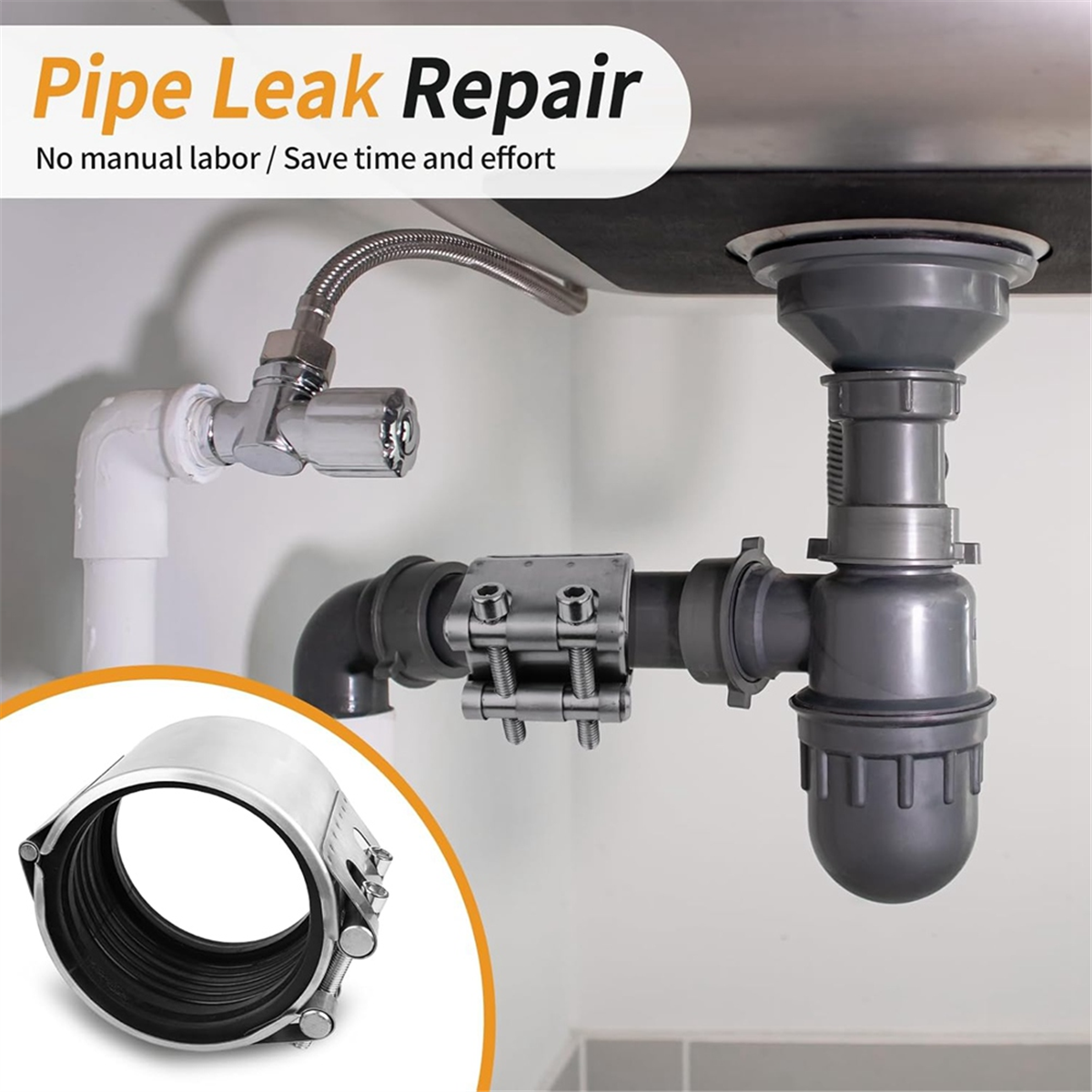A002 Kit Klem Perbaikan Pipa-K - Plastic Pipe Clip ulasan dan harga