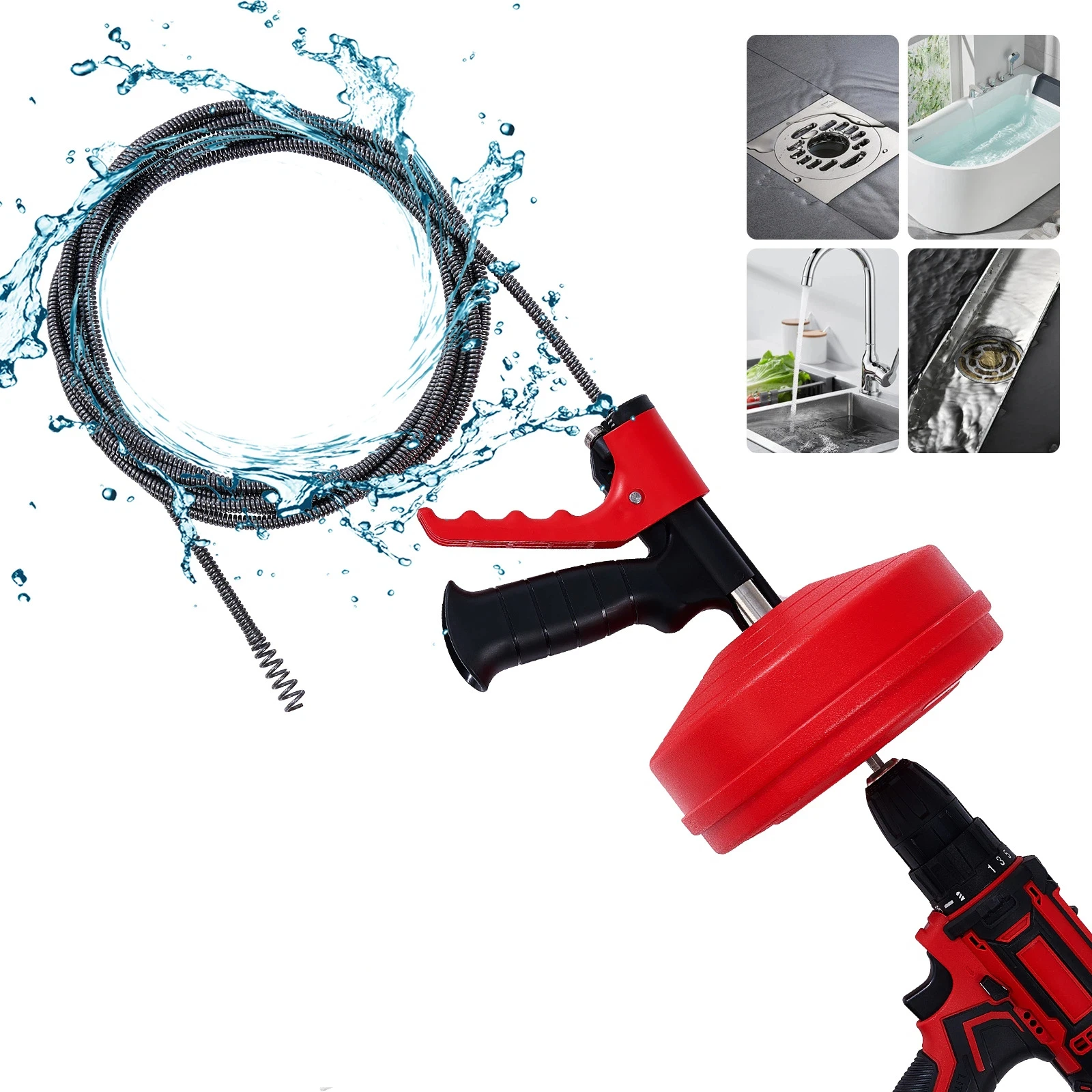 Alat Pembersih Saluran Profesi - Drain Snake Flexible ulasan dan harga