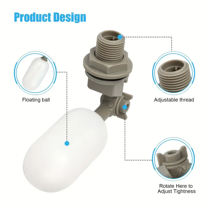 4 Buah Katup Bola Apung Air Pl - Float Ball Valve ulasan dan harga