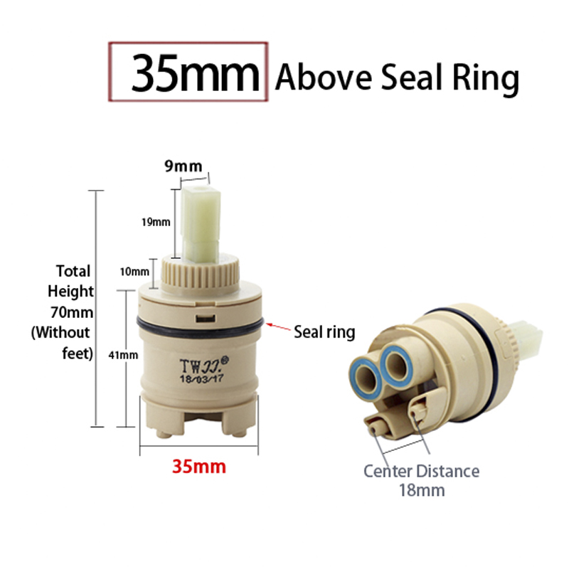 Tekan Pencampuran Tinggi Spool - Basin Mixer Cartridge ulasan dan harga