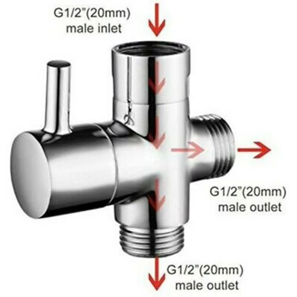 G1/2in 3 cara katup pengalih t - Shower Valve Cartridge ulasan dan harga