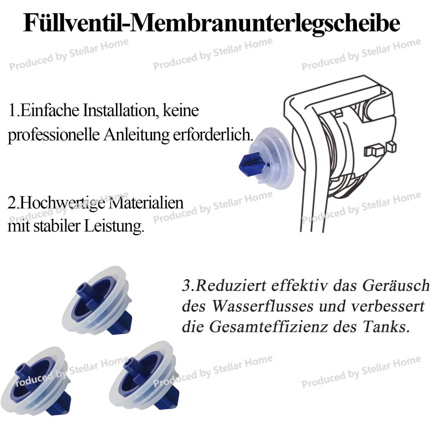 Penggantian Diafragma Katup Pe - Toilet Fill Valve ulasan dan harga